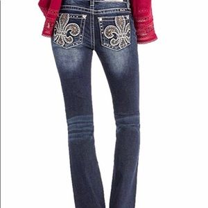 Ladies Miss Me bootcut jeans.